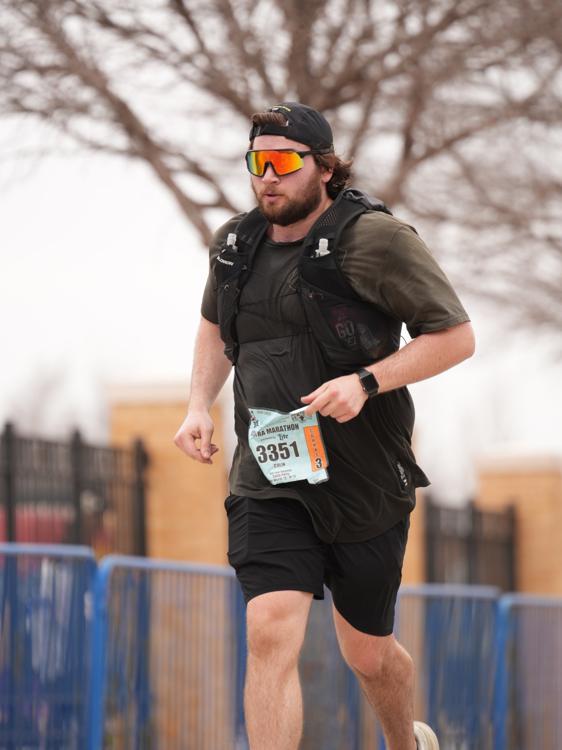 Colin Petty running an ultramarathon